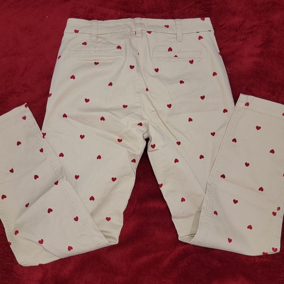 J.Crew High-Rise Chino Pants with Heart Pattern - Picture 3 of 3